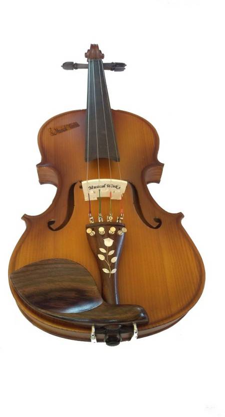 musical works 4/4 Semi- Acoustic Violin  (Brown1 Yes)