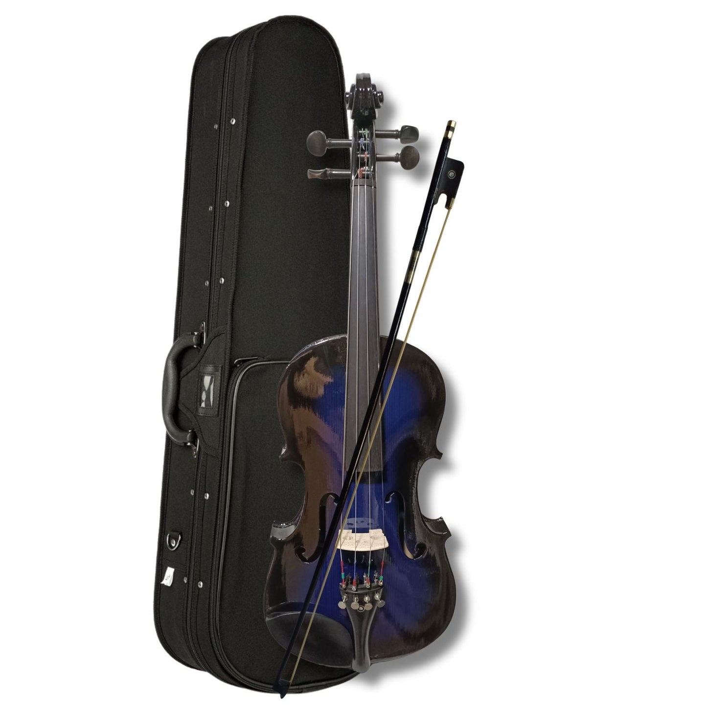Violin Professional Ebony Violin Set for Aspiring Musicians - Lightweight & Durable 4/4 With Box , Horse Hair Bow ,Rosin All accessories are made by pure wood , no plastic used. Hor05