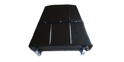 GOUTAM GAIN MUSICAL WORKS Santoor Professional Santur Walnussholz Saiten 93 Braun mit Faserbox