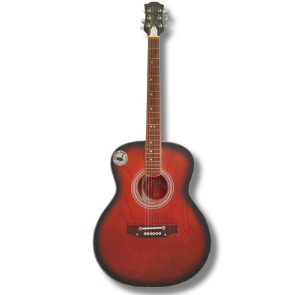 Musical Works 41" Full-Size Acoustic Guitar Starter Kit – Dreadnought Bundle with Gig Bag, Strap & Accessories