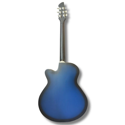 Musical Works 39" Acoustic Guitar Starter Kit – Premium Cutaway Concert Body with Gig Bag, Strap & Accessories