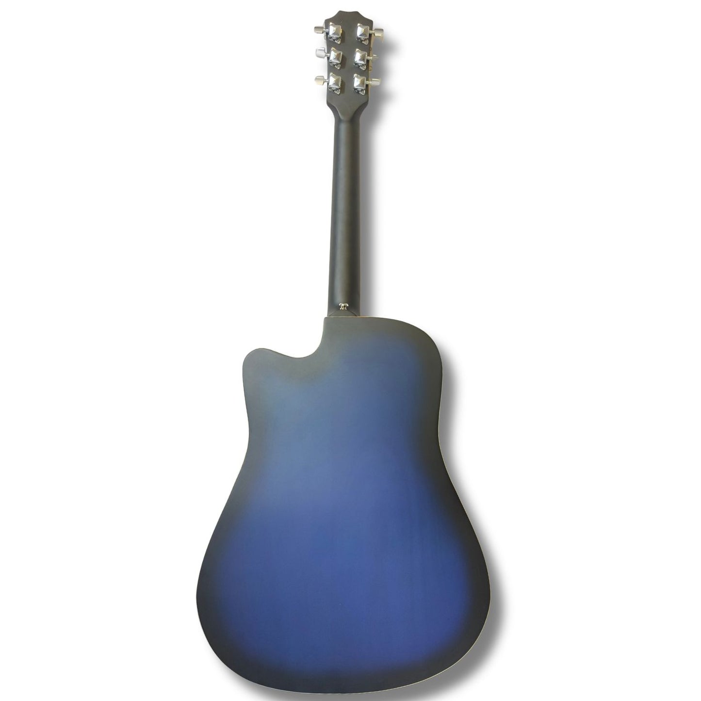 Musical Works 38" Acoustic Guitar – Midnight Blue Burst Matte Finish