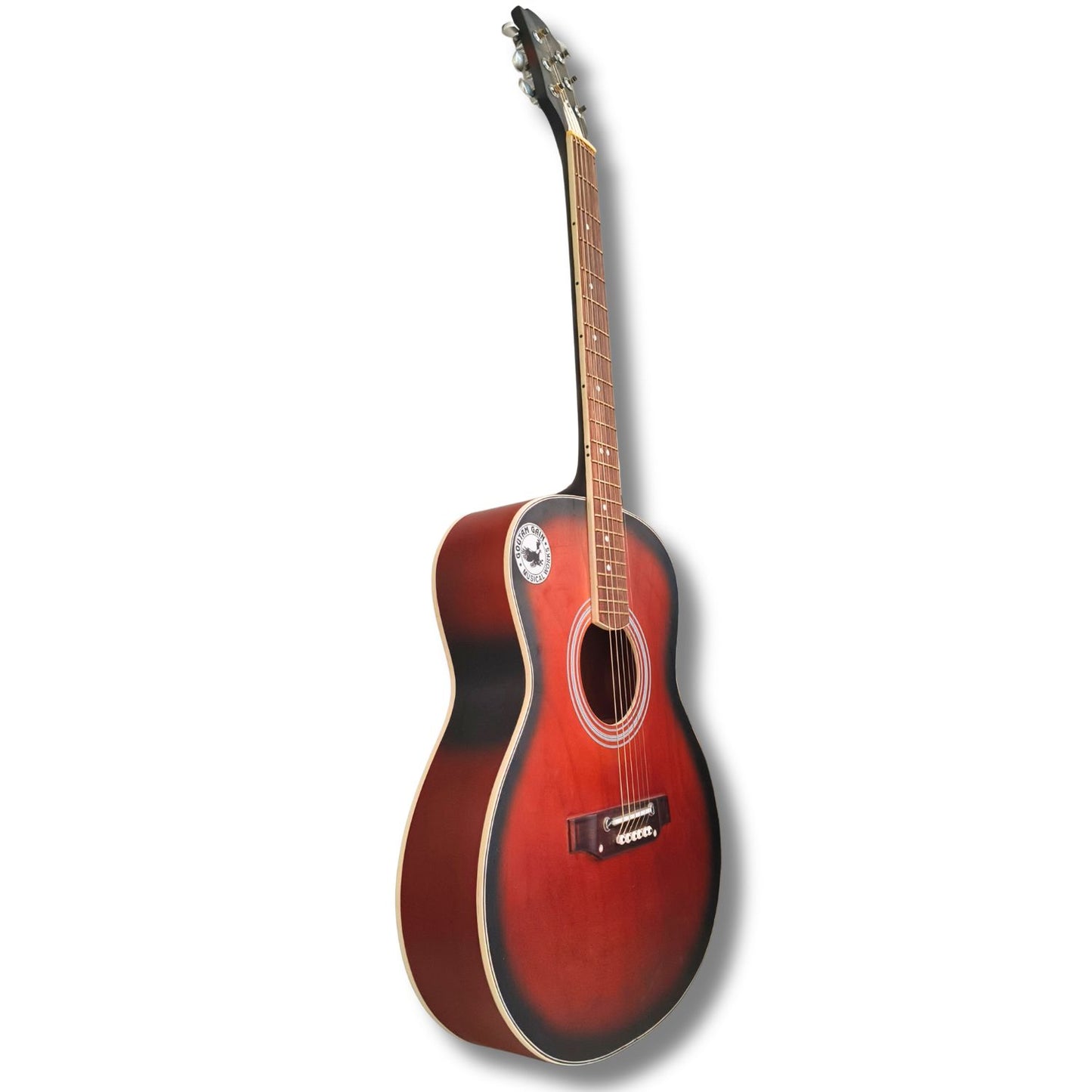 Musical Works 41" Full-Size Acoustic Guitar Starter Kit – Dreadnought Bundle with Gig Bag, Strap & Accessories