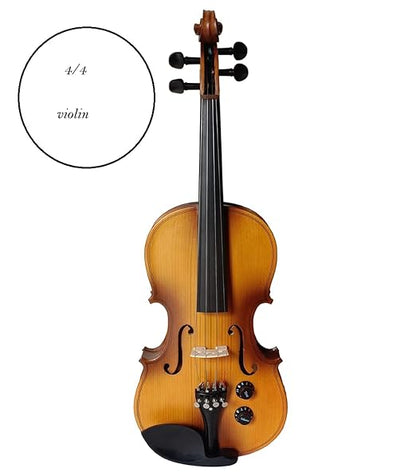 Premium Violin Kit Handcrafted Violin Rich Sound Quality Beginner-Friendly Violin Complete Violin Set Ergonomic Design Durable Violin Build Captivating Tones
