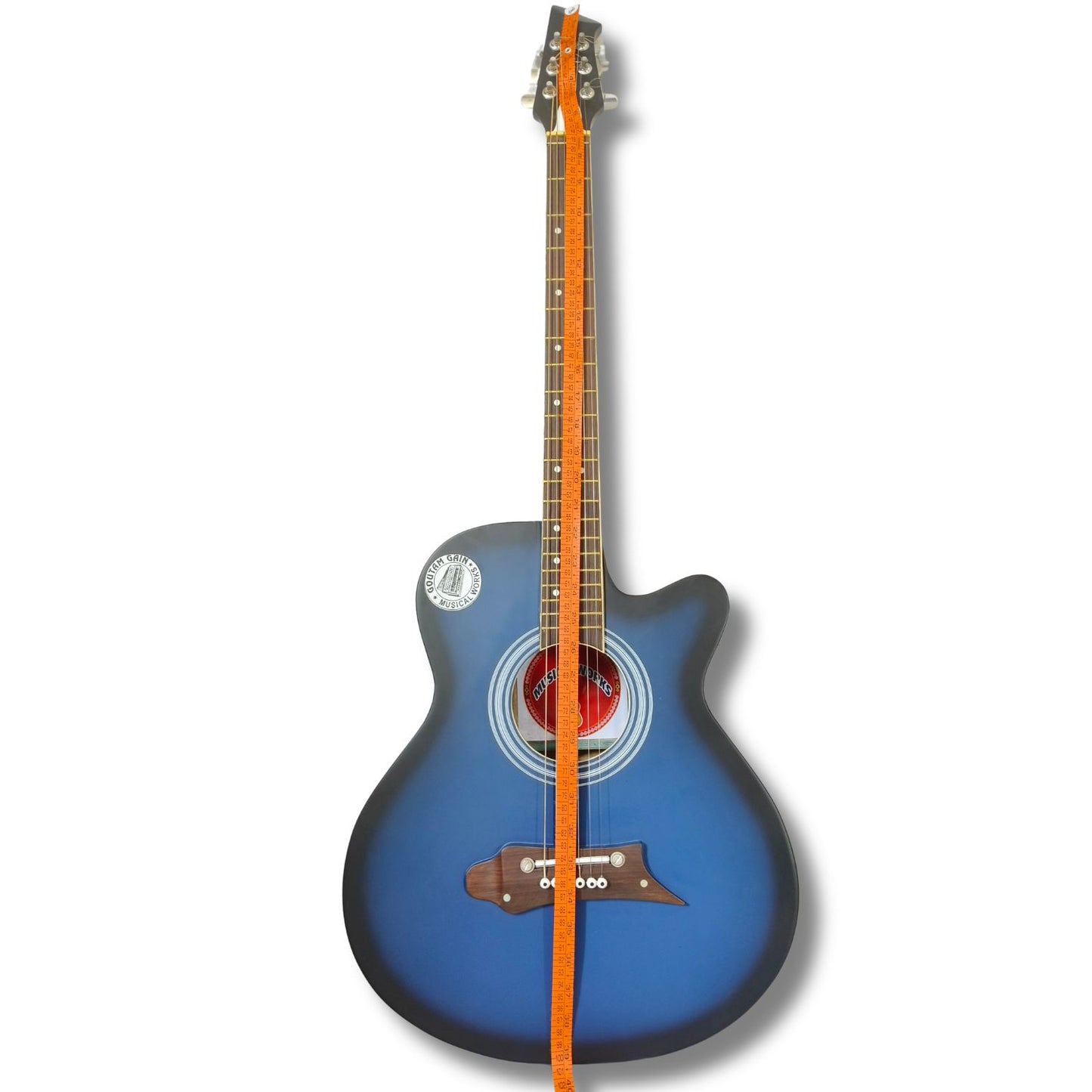 Musical Works 39" Acoustic Guitar Starter Kit – Premium Cutaway Concert Body with Gig Bag, Strap & Accessories