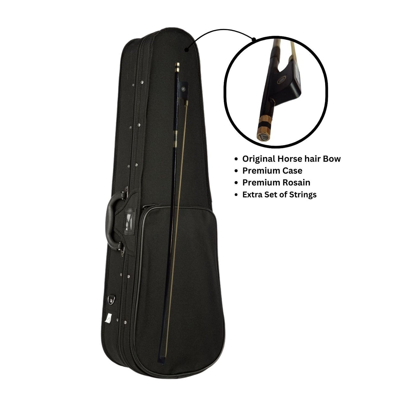 Musikwerke 3/4 Halbakustische Violine (Matt Brown Yes) 