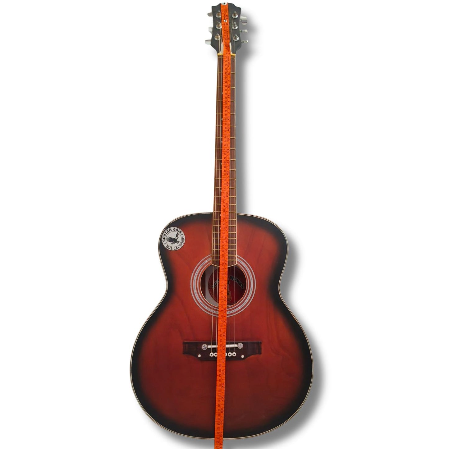 Musical Works 41" Full-Size Acoustic Guitar Starter Kit – Dreadnought Bundle with Gig Bag, Strap & Accessories