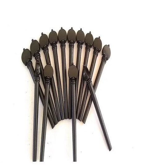 Wooden Lute Peg Set Of 13 Pegs Indian Ebony Three Color AAA Quality 9x7x135 mm