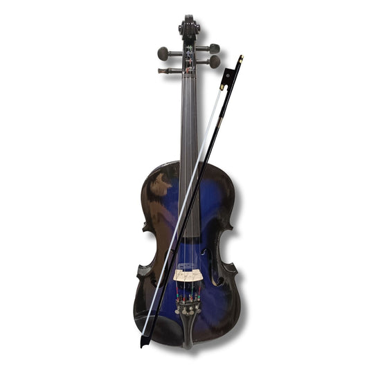Violin Professional Ebony Violin Set for Aspiring Musicians - Lightweight & Durable 4/4 With Box , Horse Hair Bow ,Rosin All accessories are made by pure wood , no plastic used. Hor05