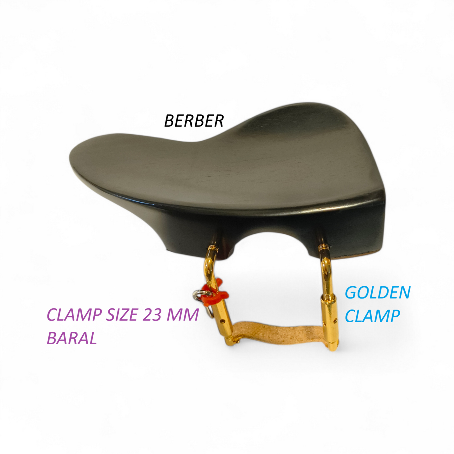 Rose Wood Violin Chinrest Barbar Modle Violin Chinrest For All Violin Size 4/4 Hand Made | Pure Wooden Chinrest