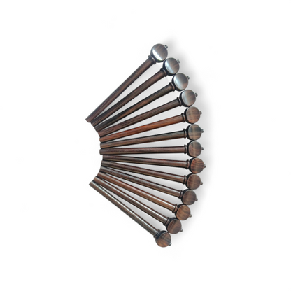 Lautenwirbel, 1 Satz (13 Stück), Schaft 7,5 * 5,5 * 85 mm (Buchholz)