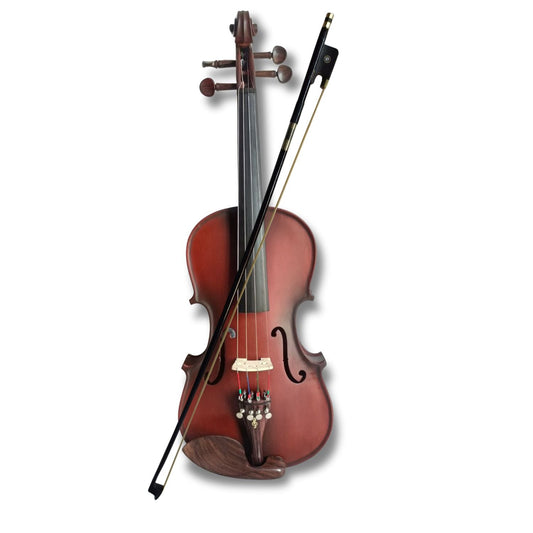Premium Violin Kit Handcrafted Violin Rich Sound Quality Beginner-Friendly Violin Complete Violin Set Ergonomic Design Durable Violin Build Captivating Tones