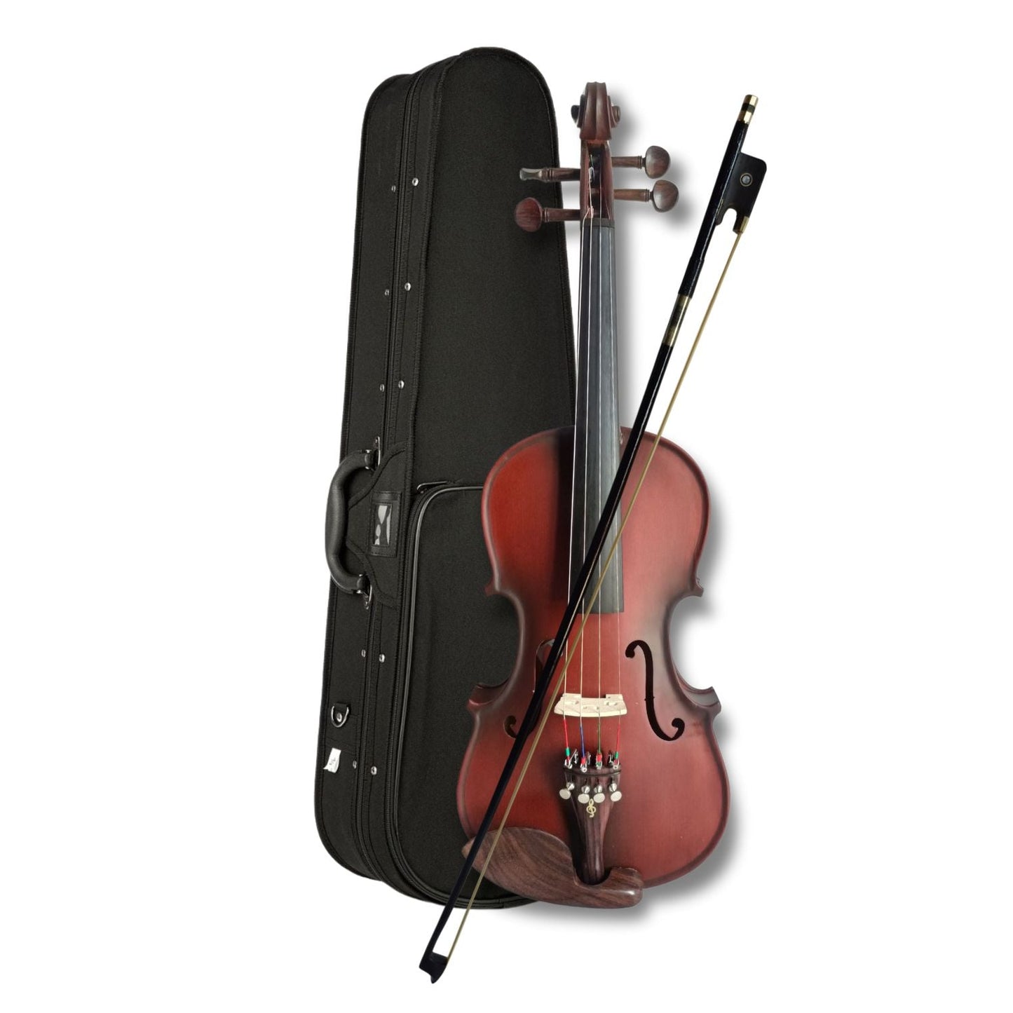 Premium Violin Kit Handcrafted Violin Rich Sound Quality Beginner-Friendly Violin Complete Violin Set Ergonomic Design Durable Violin Build Captivating Tones