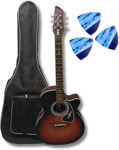 musical works GUITAR-I Acoustic Guitar Tonewood Rosewood Right Hand Orientation  (Brown)