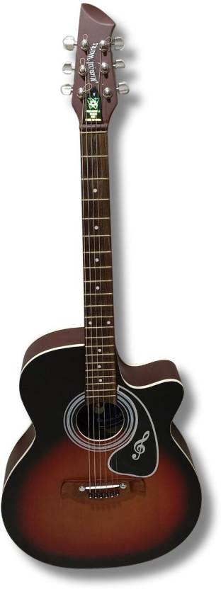 musical works GUITAR-I Acoustic Guitar Tonewood Rosewood Right Hand Orientation  (Brown)