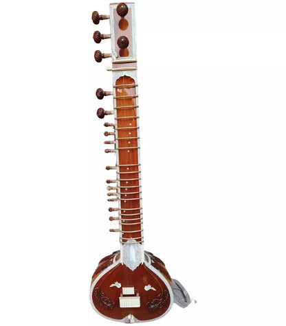 Sitar Professional Quality Vilayat Khan Ravi Shankar Style Sitar Tun Wood