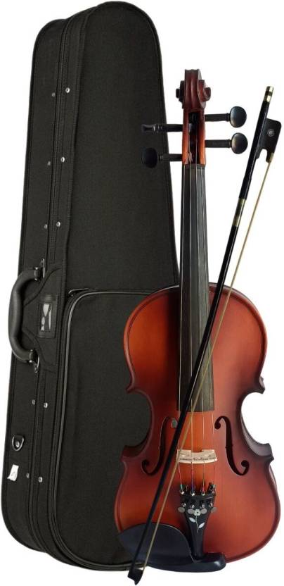 musical works SAB0001 4/4 Semi- Acoustic Violin  (GOLDEN BROWN MATT