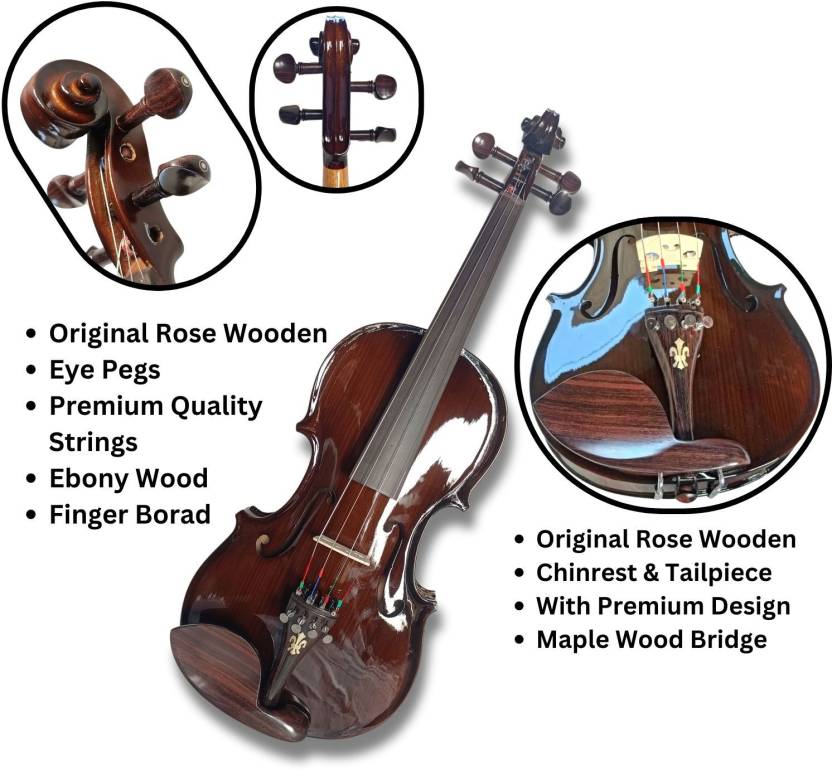 musical works 4/4 Classical (Modern) Violin  (BROWN GLOSSY Yes) | SAB-03X